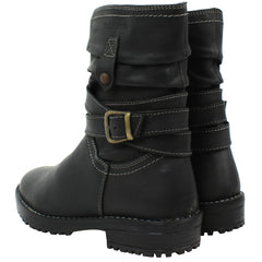 Hush Puppies Lucielle Kids Black Boots