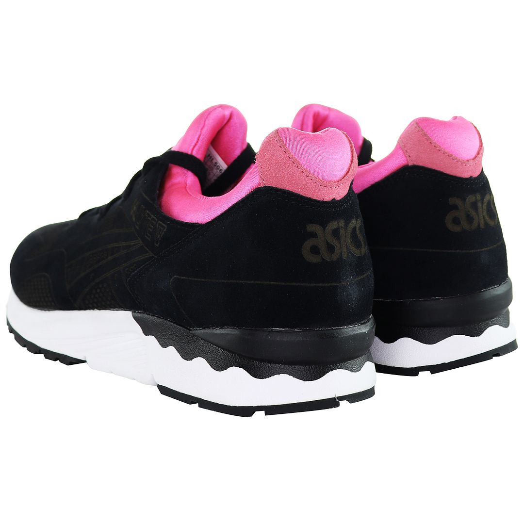 Asics Gel-Lyte V Mens Black/Pink Trainers