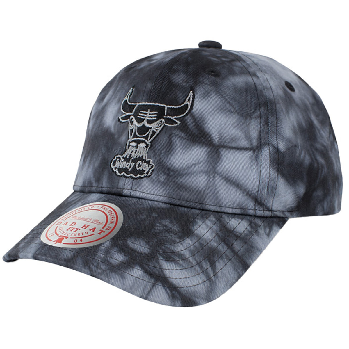 Mitchell & Ness NBA Chicago Bulls Scrunch Tie Dye Black Cap