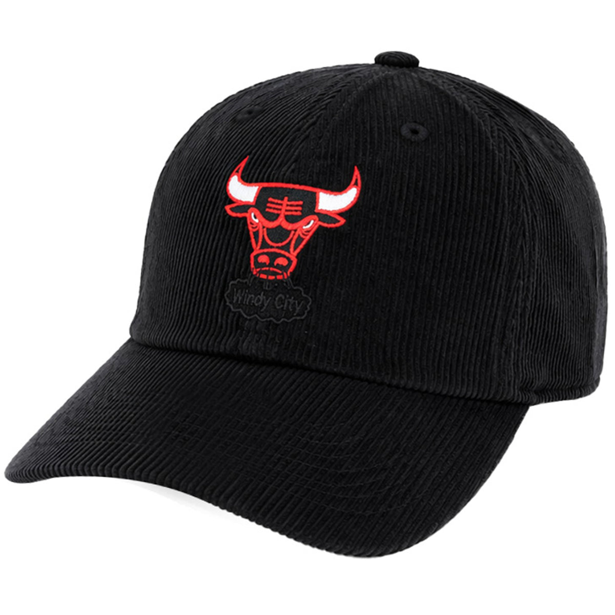 Mitchell & Ness NBA Chicago Bulls Cord Dad Black Cap