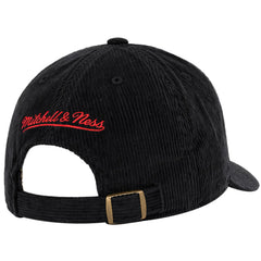Mitchell & Ness NBA Chicago Bulls Cord Dad Black Cap