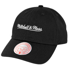 Mitchell & Ness Branded Script Black Cap