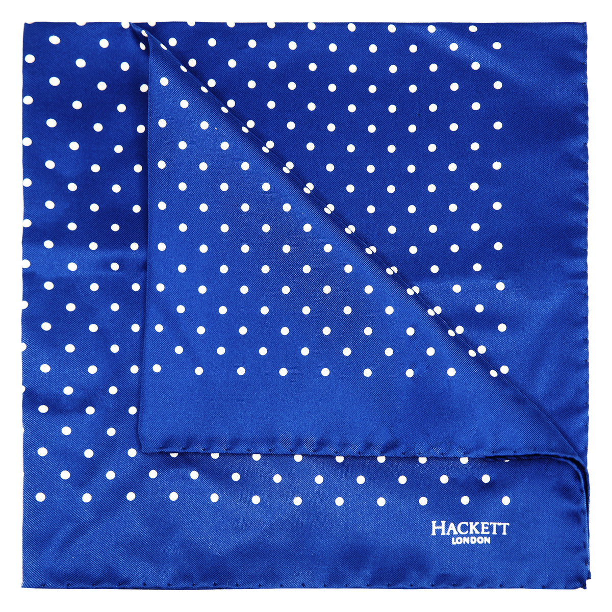 Hackett Michael Dot Blue Hank Handkerchiefs