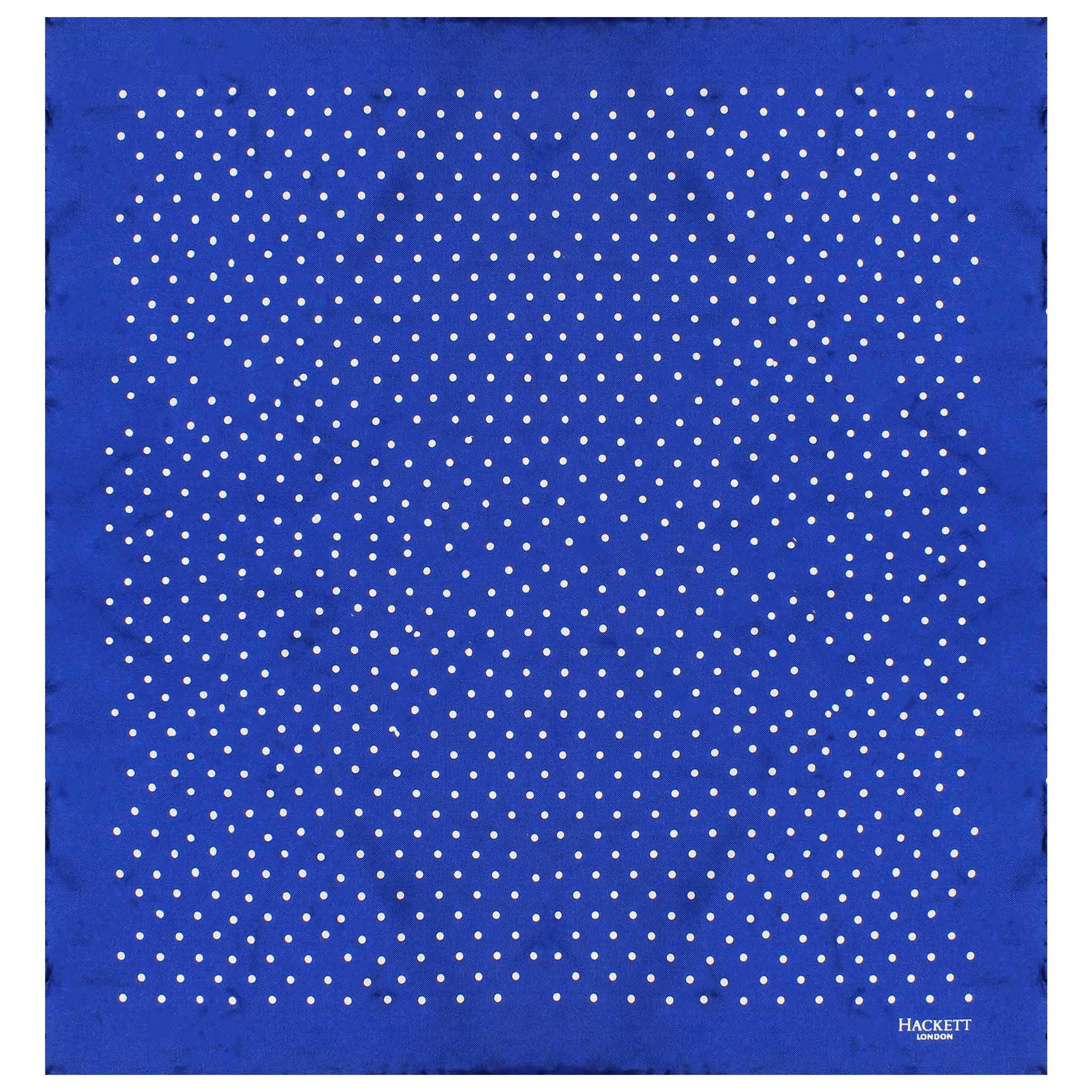 Hackett Michael Dot Blue Hank Handkerchiefs