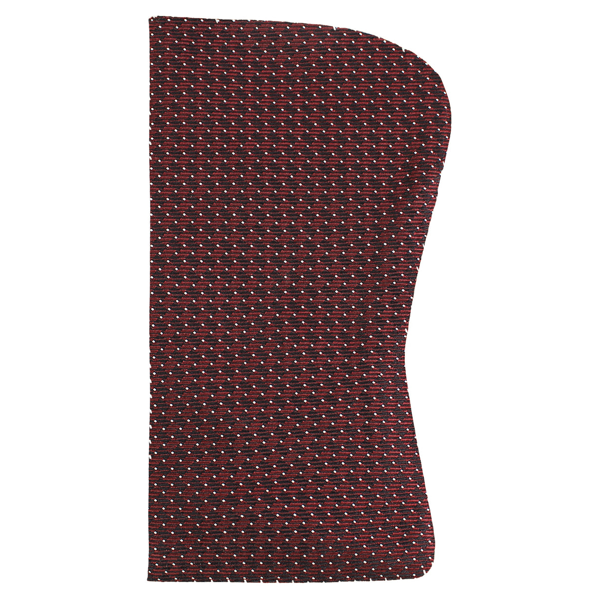 Hackett London Dotted Silk Burgundy Glasses Case