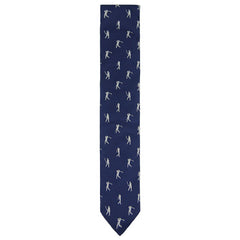 Hackett London Silk Printed Golf Mens Navy Ties