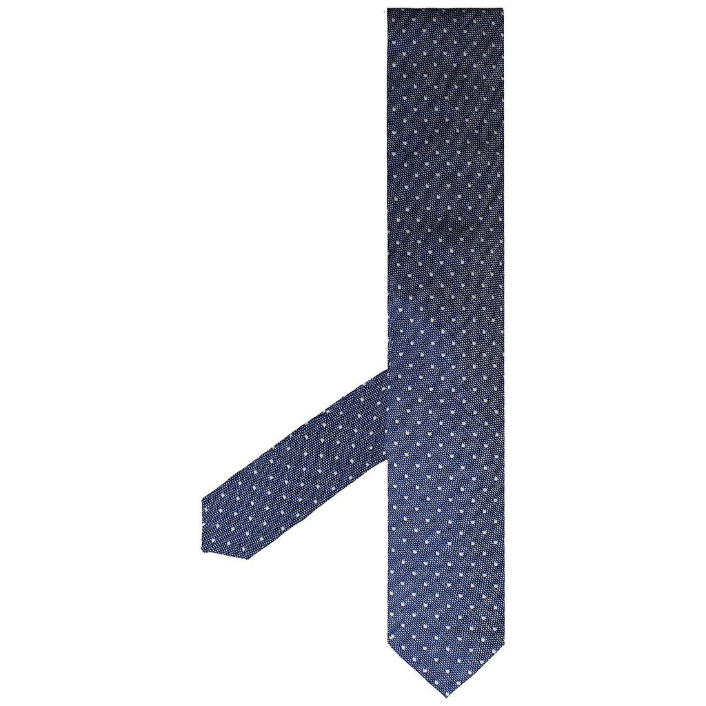 Hackett London Printed Mini Pindot Mens Blue Ties