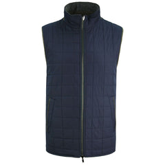 Hackett London Reversible Channel Mens Navy Gilet