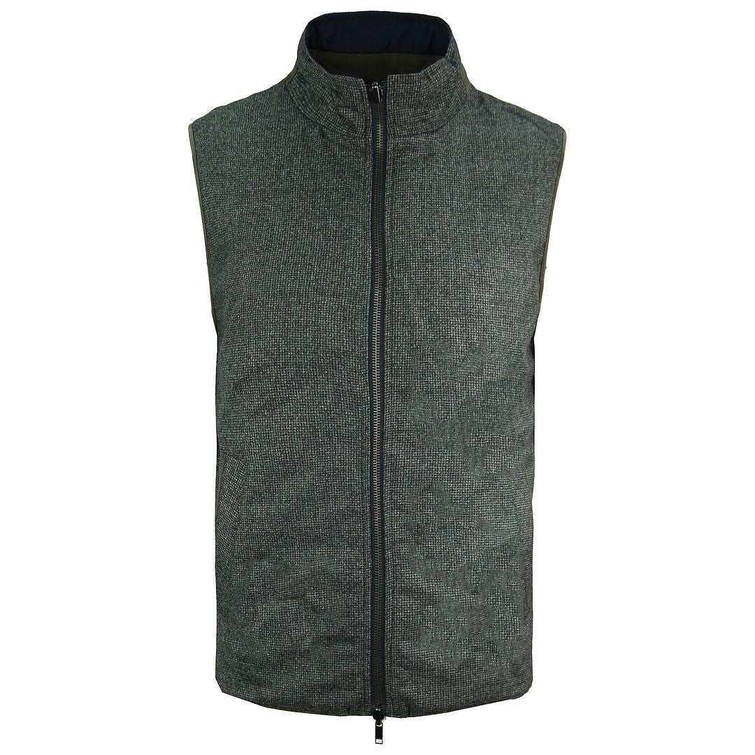 Hackett London Reversible Channel Mens Navy Gilet