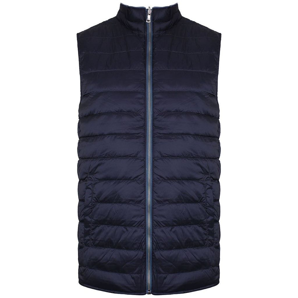 Hackett London Reversible Mens Navy Blue Gilet