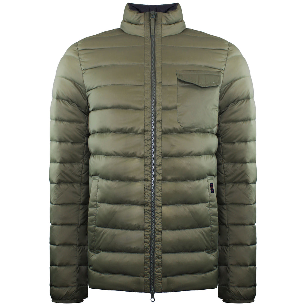 Hackett Lightweight Mens Khaki Down Jacket