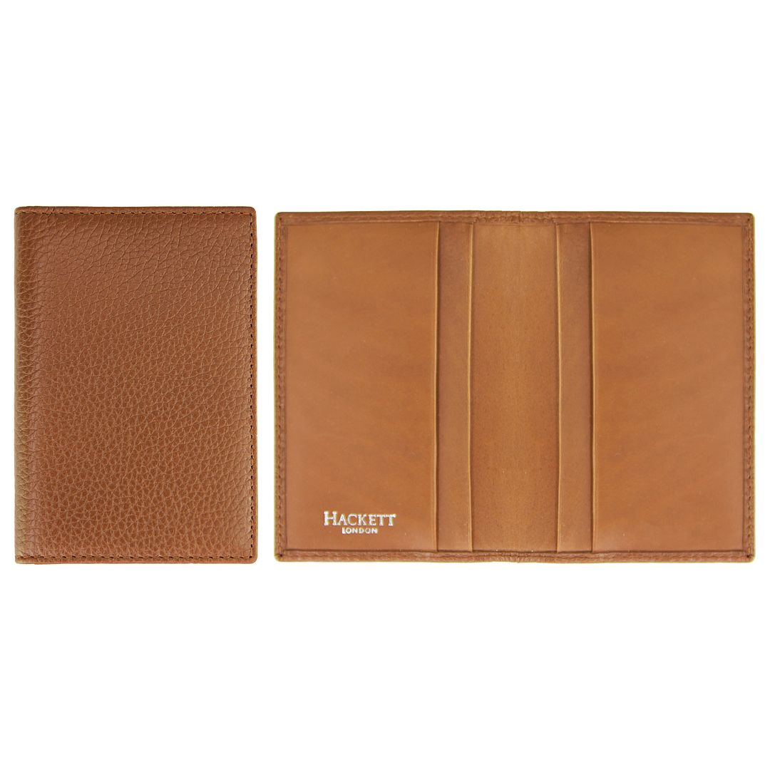 Hackett London S&P Mens Brown Credit Card Case