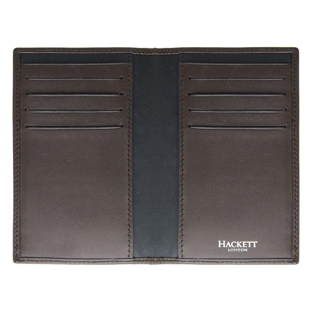 Hackett London Mens Dark Brown Card Holder