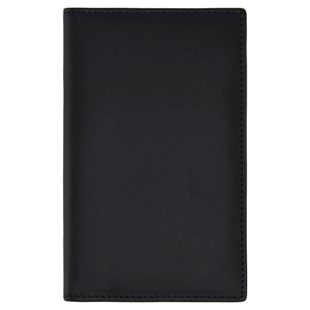 Hackett London Leather Mens Black Card Holder