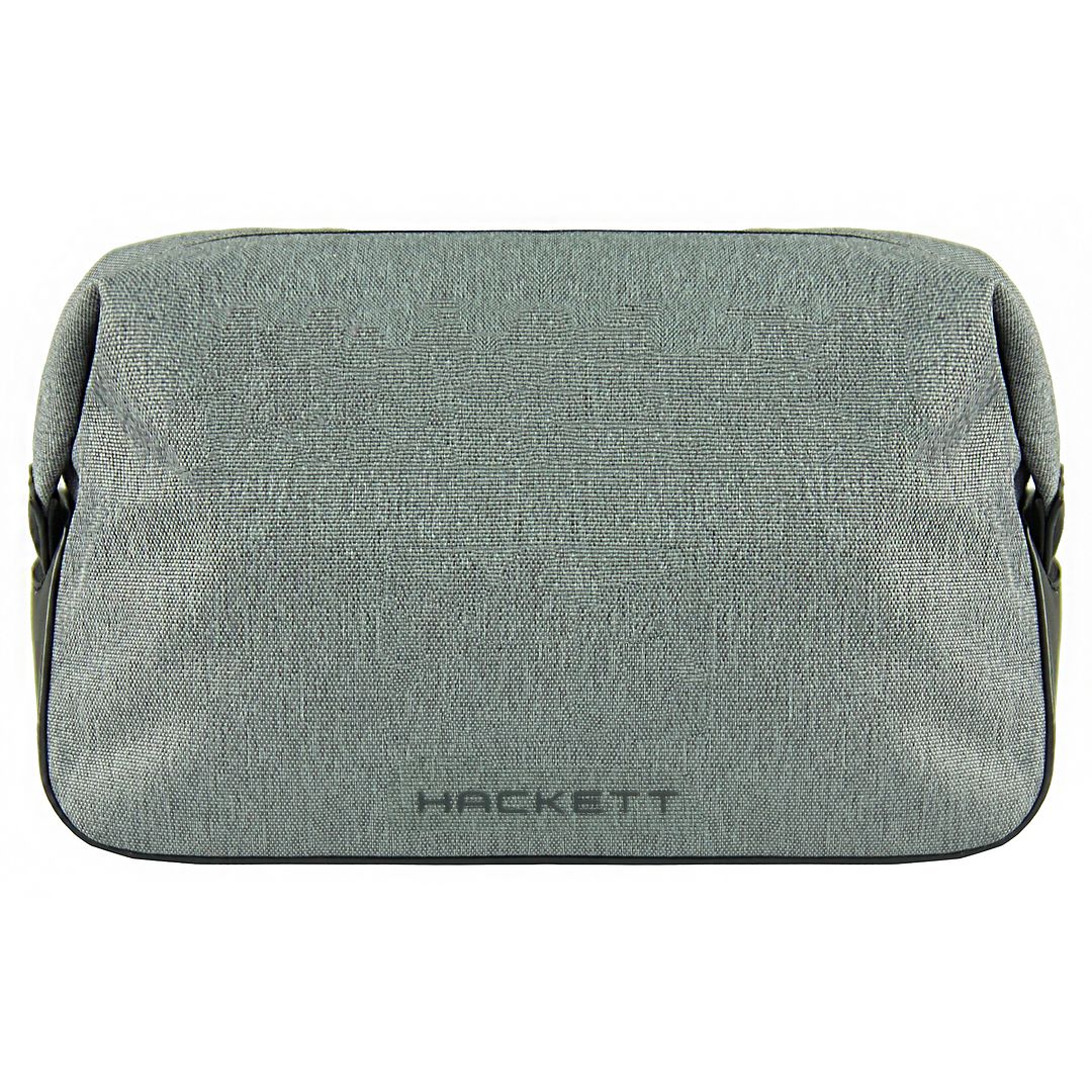 Hackett London x Aston Martin Racing Mens Grey Washbag