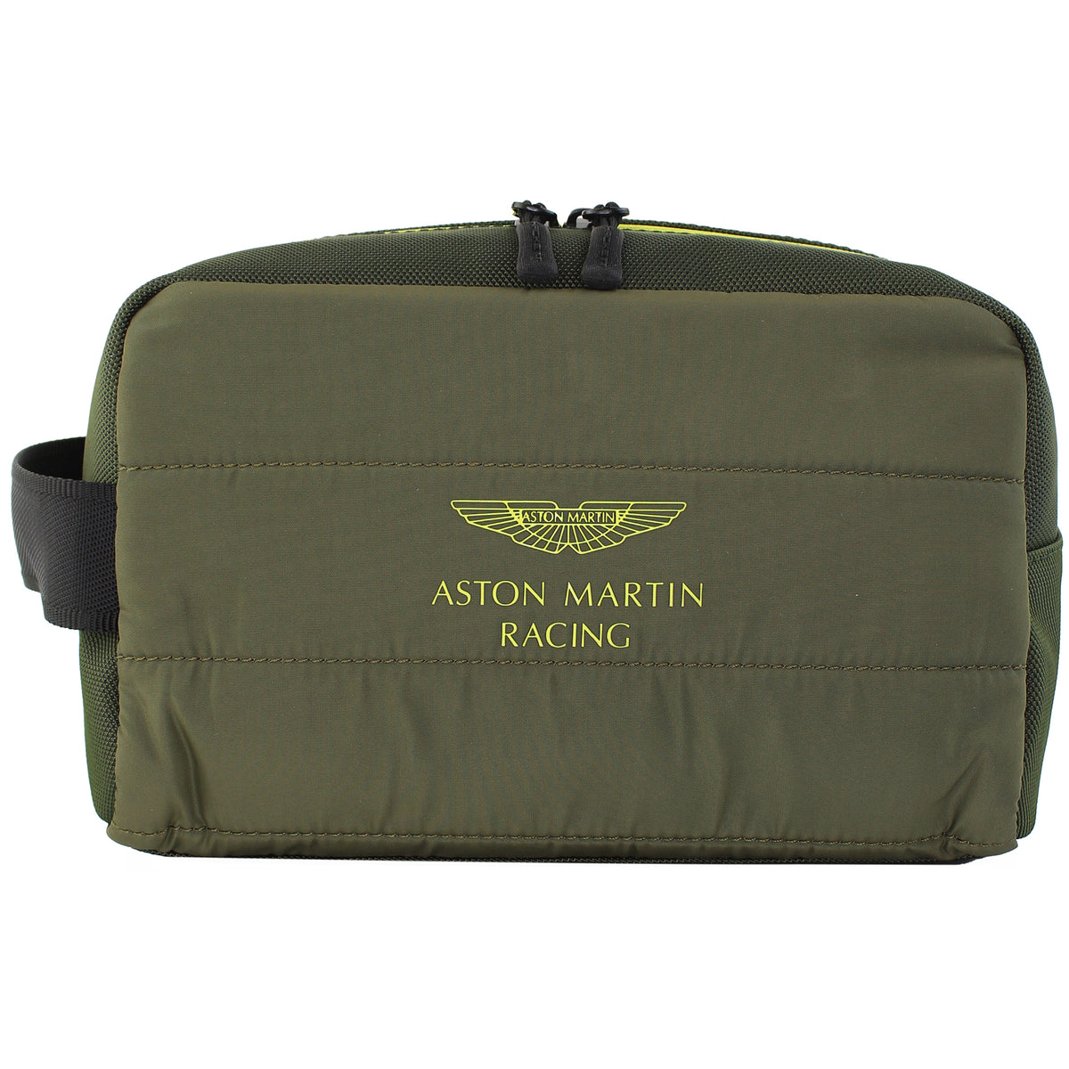 Hackett x Aston Martin Racing Olive Wash Bag