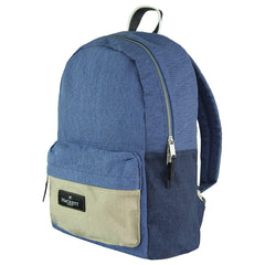 Hackett London Canvas Mens Blue Backpack