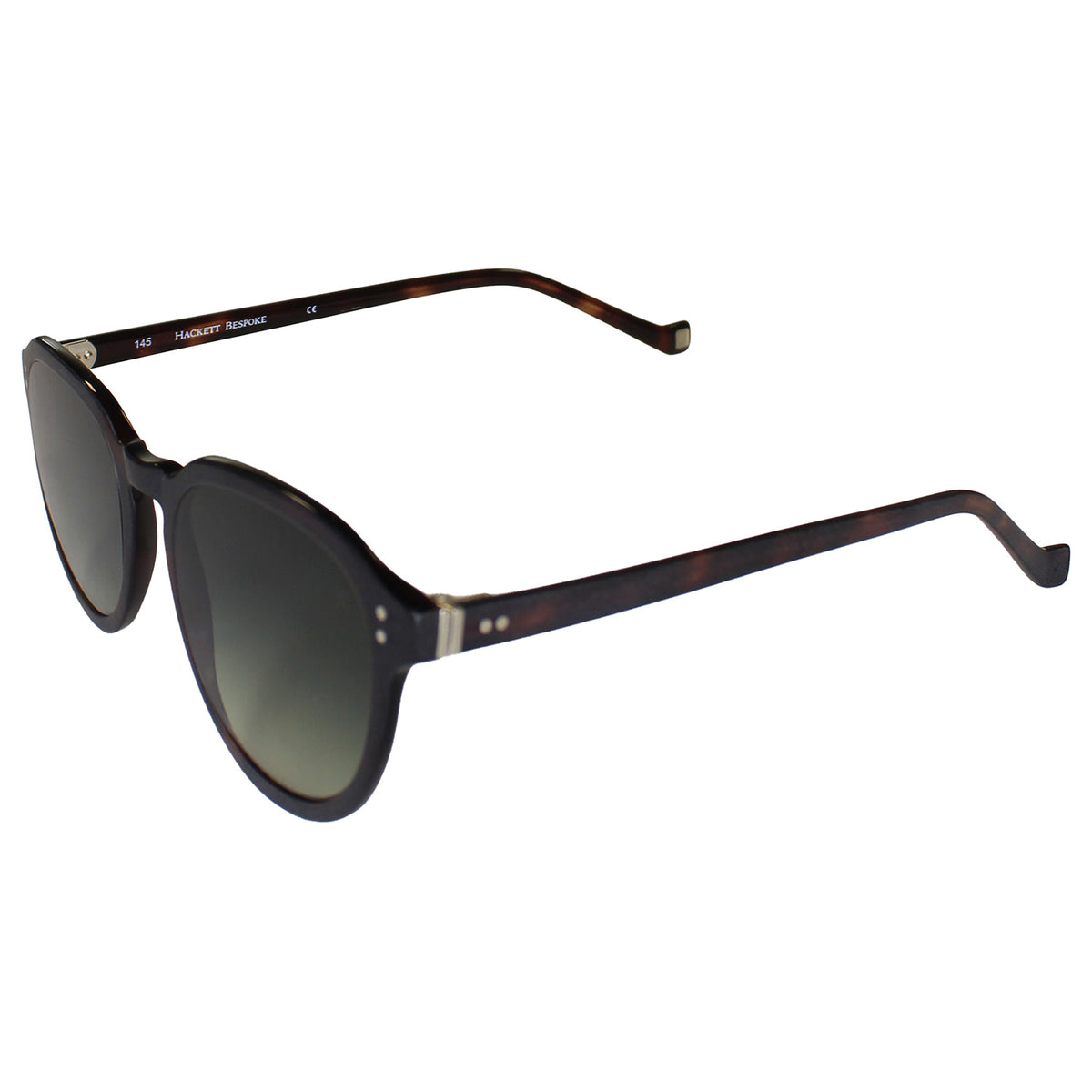 Hackett Bespoke Round Mens Brown Sunglasses