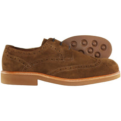 Hackett Chino Brogue Mens Beige Shoes