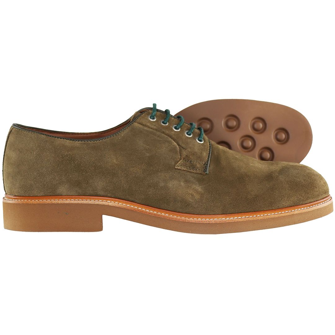 Hackett Chino Eyelet Blucher Mens Brown Shoes