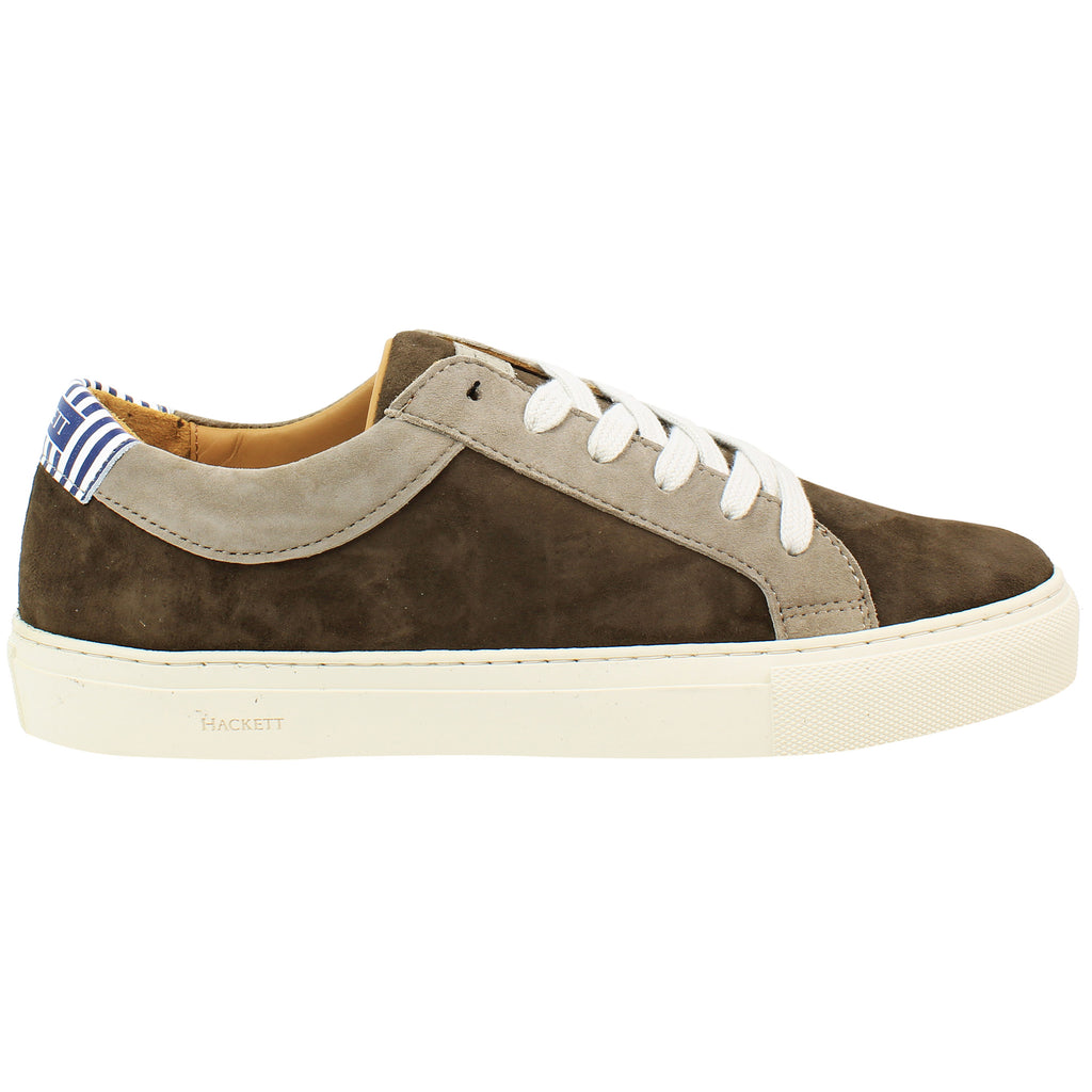 Hackett London Hunt Mens Brown Trainers