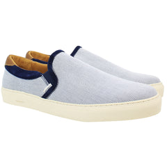 Hackett London Bonetti Mens Blue Plimsolls