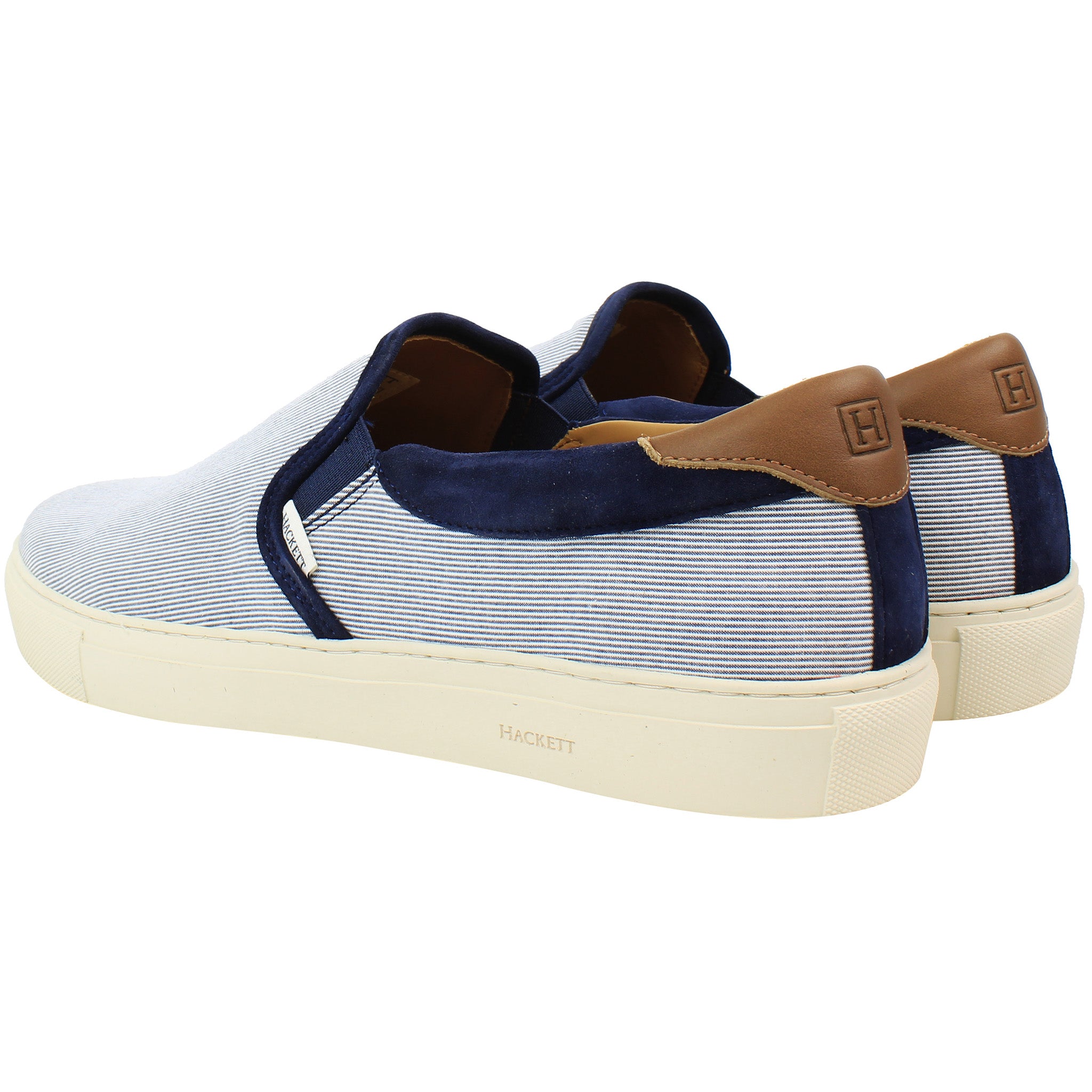 Hackett London Bonetti Mens Blue Plimsolls