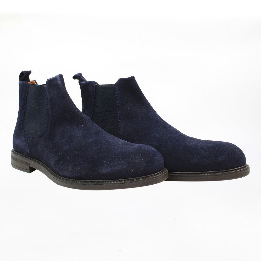 Hackett Chino Chelsea Mens Navy Boots NO BOX