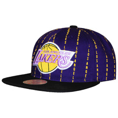 Mitchell & Ness NBA Los Angeles Lakers City Pinstripe Deadstock Cap