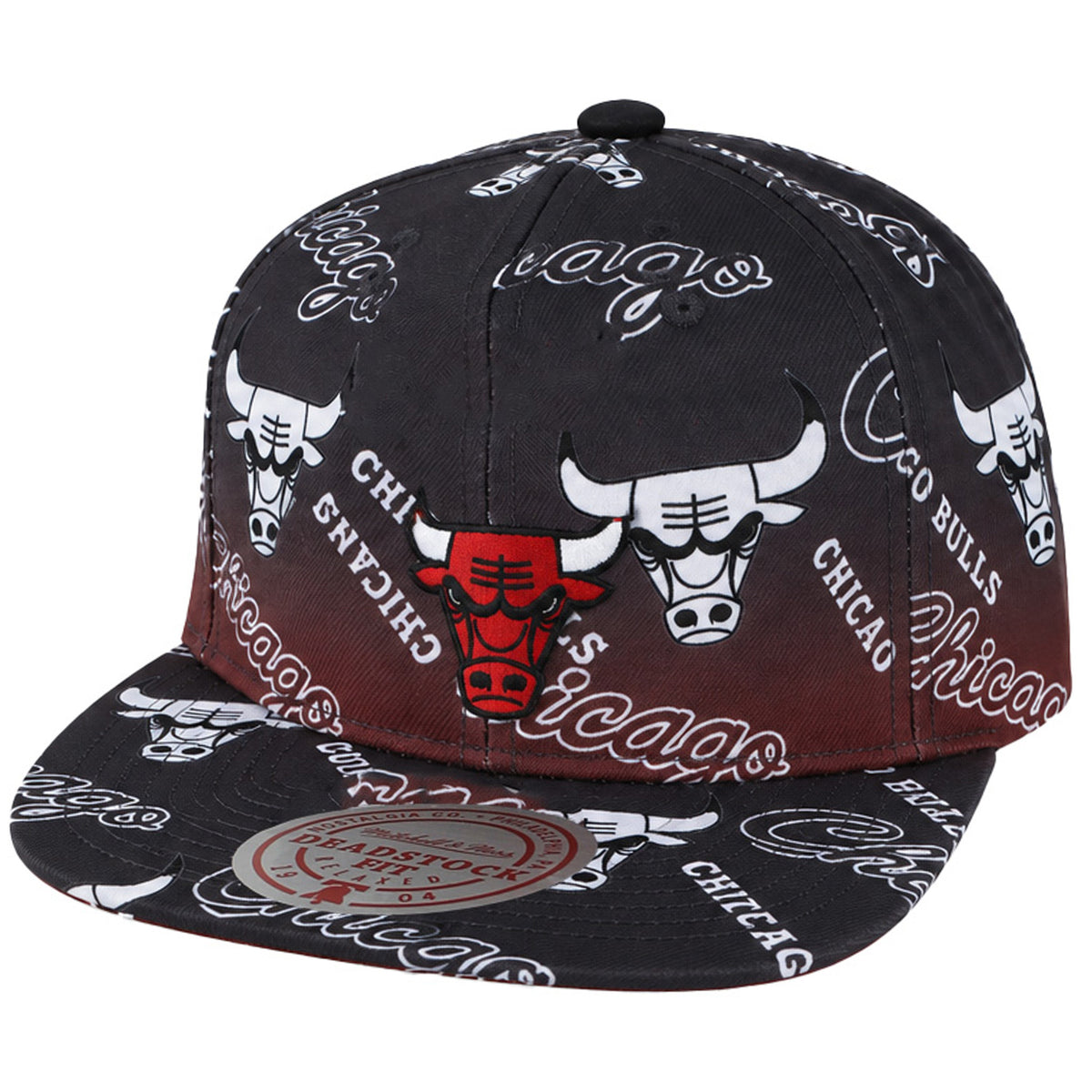 Mitchell & Ness NBA Chicago Bulls Destination Leisure Black Cap