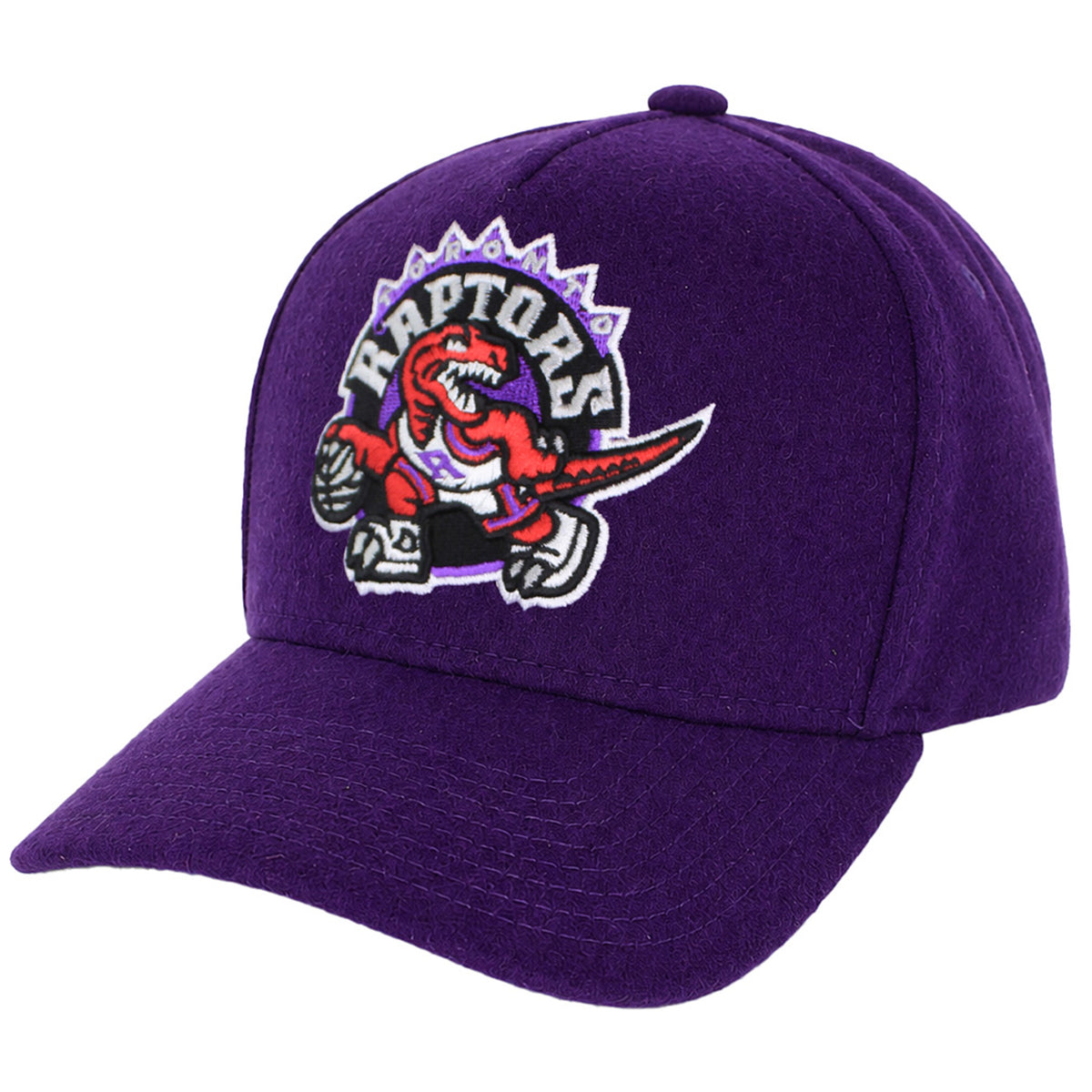 Mitchell & Ness NBA Toronto Raptors Kicking Wool Pro Purple Cap