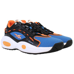 Reebok Solution Mid Kids Black/Blue Basketball Shoes