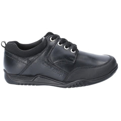 Hush Puppies Dexter Kids Black Shoes