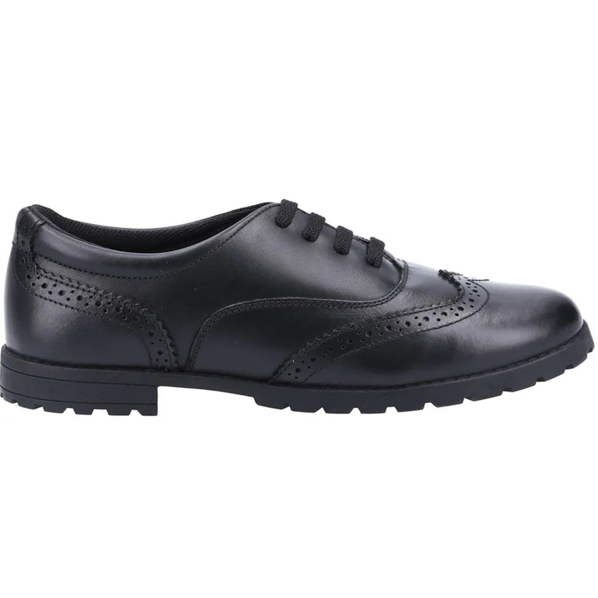 Hush Puppies Eadie Kids Black Shoes