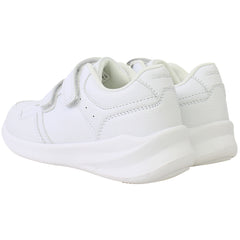 Hush Puppies Marling Easy Kids White Trainers