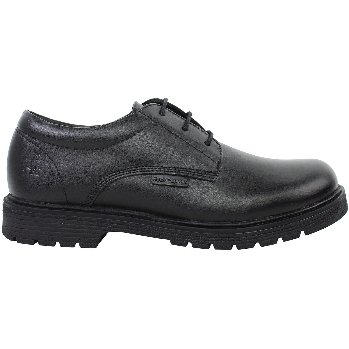 Hush Puppies Polly Kids Black Shoes