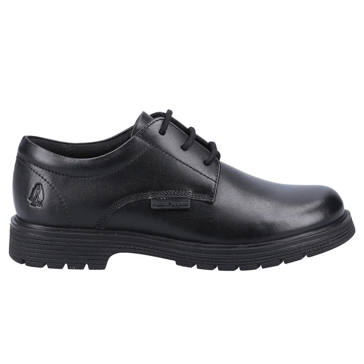 Hush Puppies Polly Kids Black Shoes