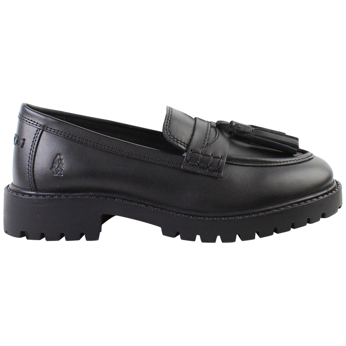 Hush Puppies Abigail Kids Black Shoes