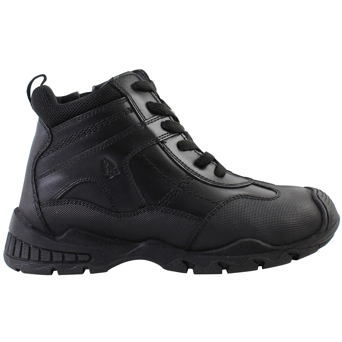 Hush Puppies Titus Kids Black Boots