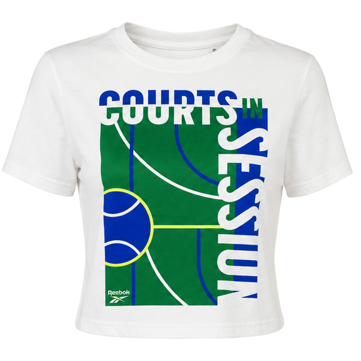 Reebok TE Graphic Womens White T-Shirt