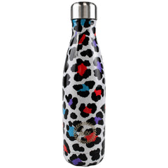 Hype 500ml Leopard Thermal Multicolour Water Bottle