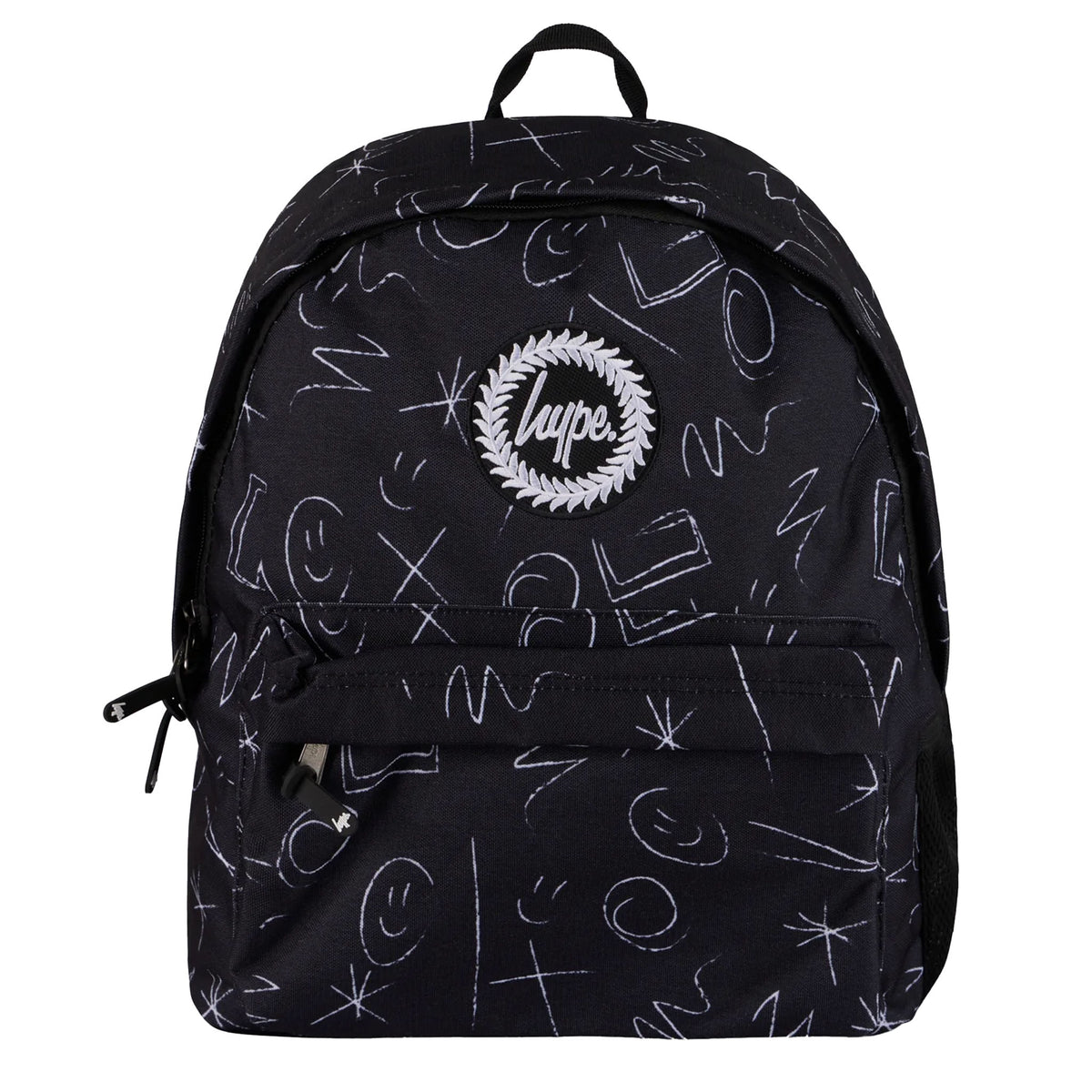 Hype Crayon Doodle Kids Black Backpack