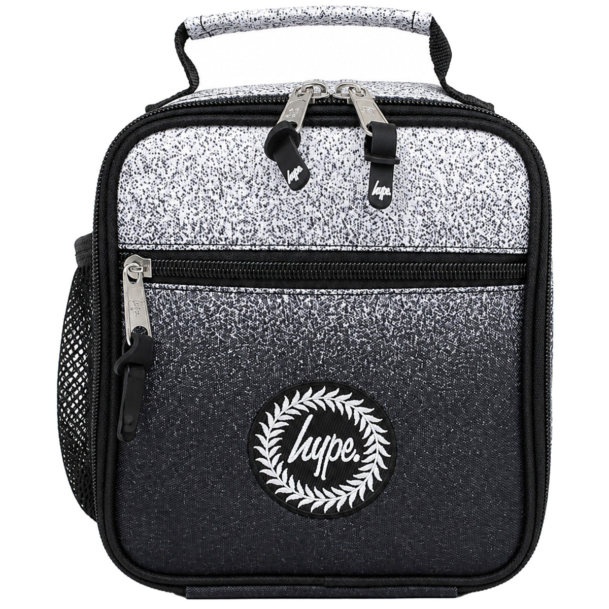 Hype Speckle Fade Black Lunch Bag