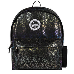 Hype Glitter Lightning Black Backpack