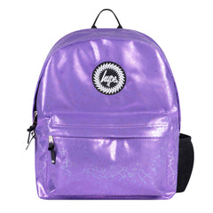 Hype Glitter Lightning Iconic Purple Backpack