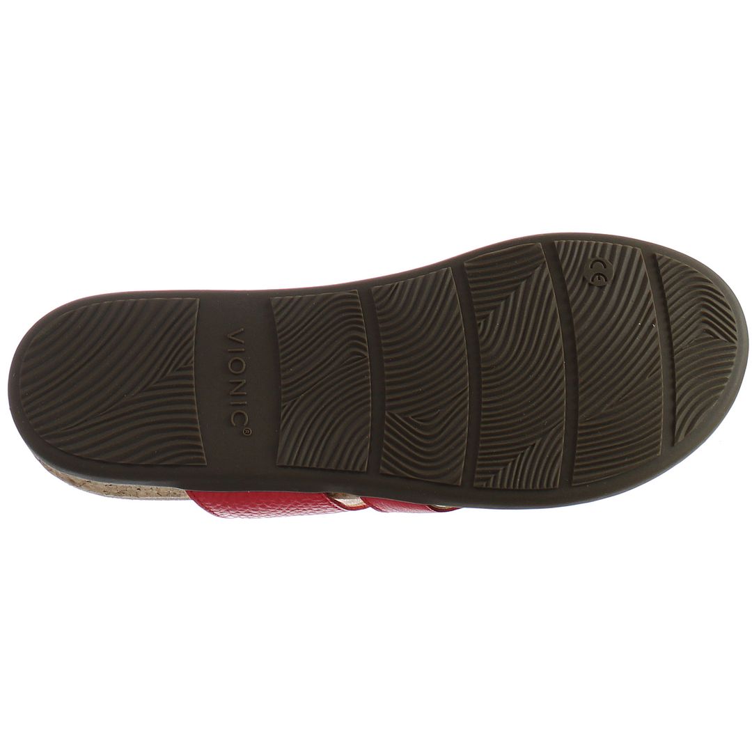 Vionic Marvina Red Womens Flip-Flops