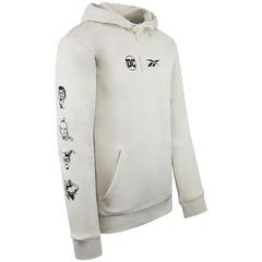 Reebok x DC Logo Mens Off White Hoodie