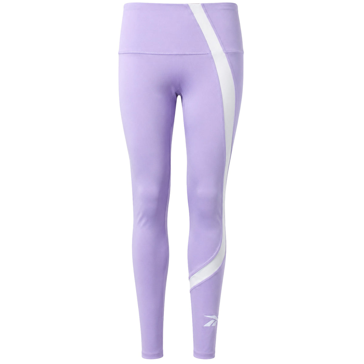 Reebok WOR Big Logo Womens Purple Leggings