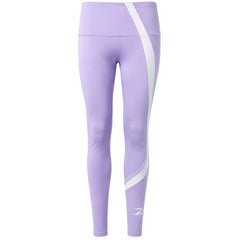 Reebok WOR Big Logo Womens Purple Leggings