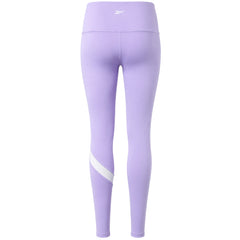 Reebok WOR Big Logo Womens Purple Leggings
